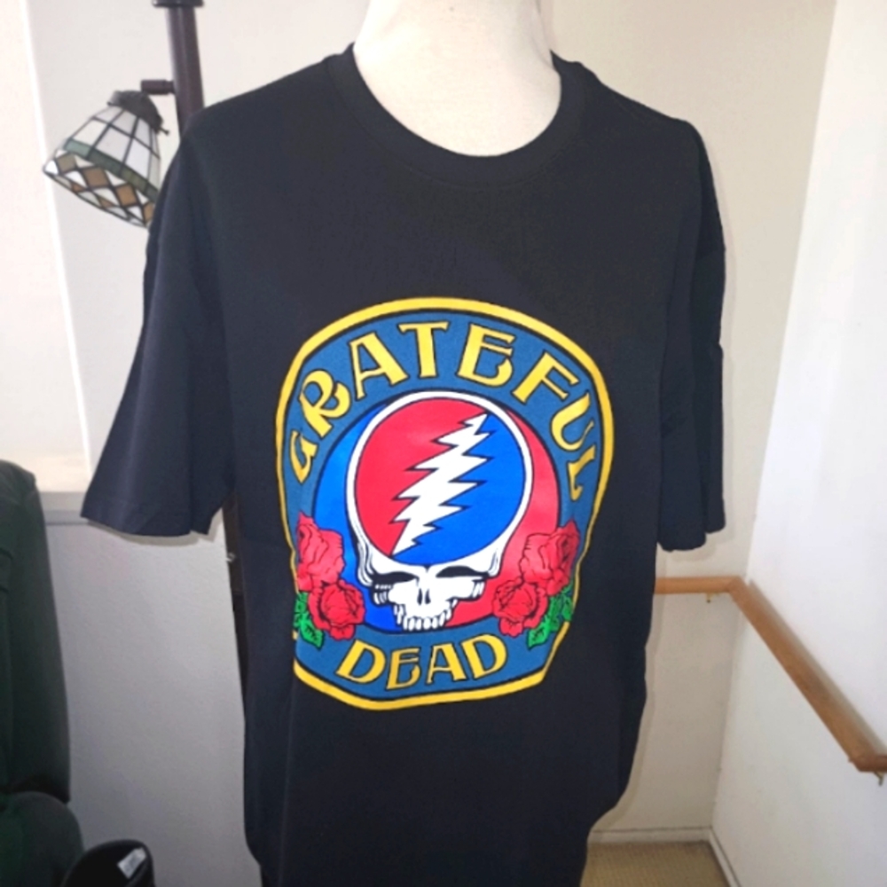 Grateful Dead Black Graphic T-Shirt men's large